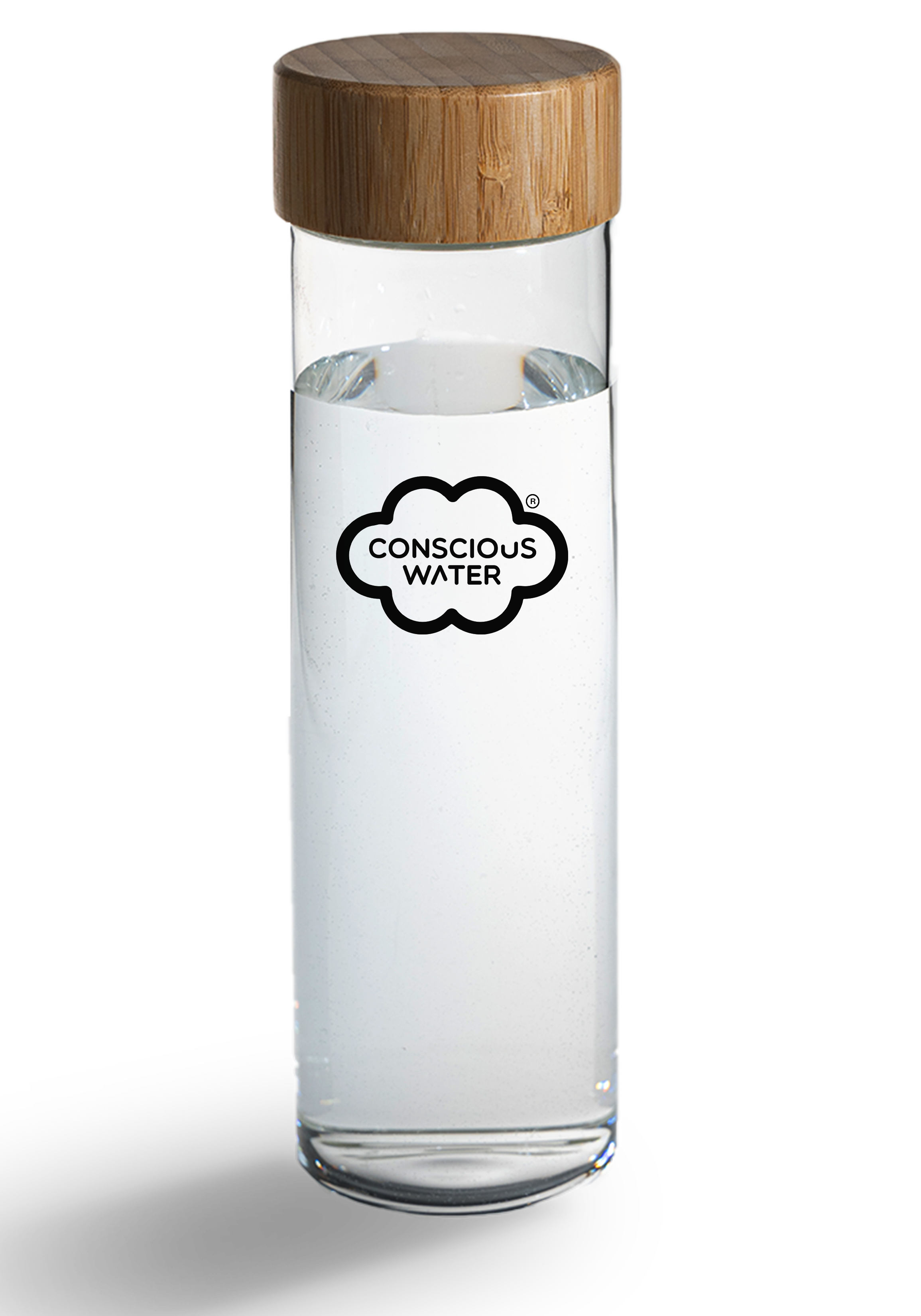 CONSCIOUS WATER CLOUD GLASS BOTTLE