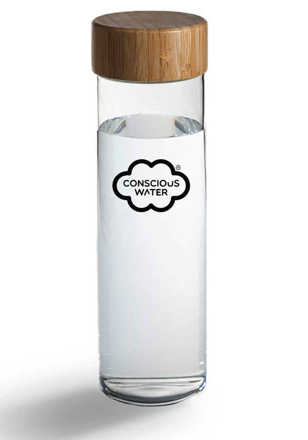 CONSCIOUS WATER CLOUD GLASS BOTTLE