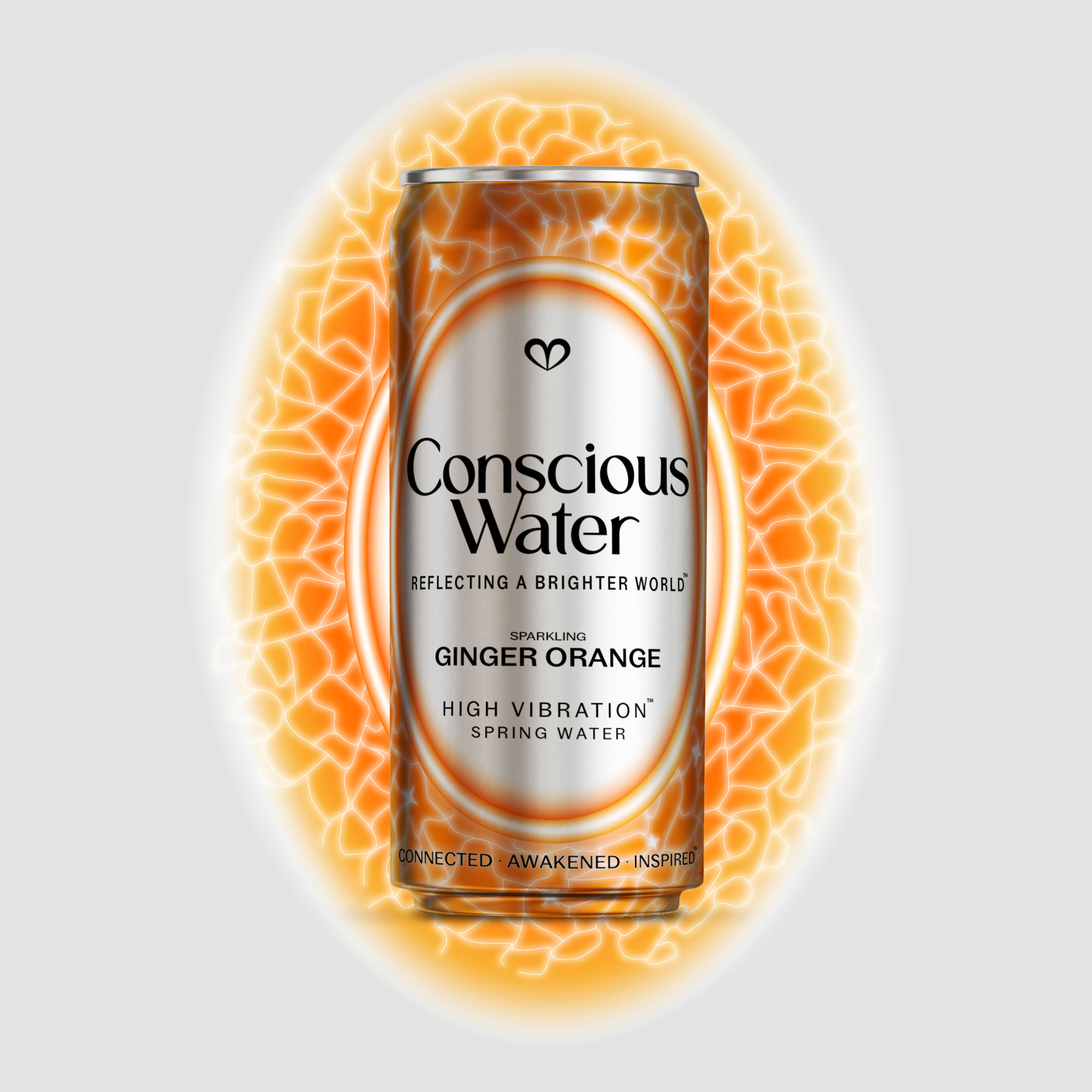 Ginger Orange - High Vibration Sparkling Water