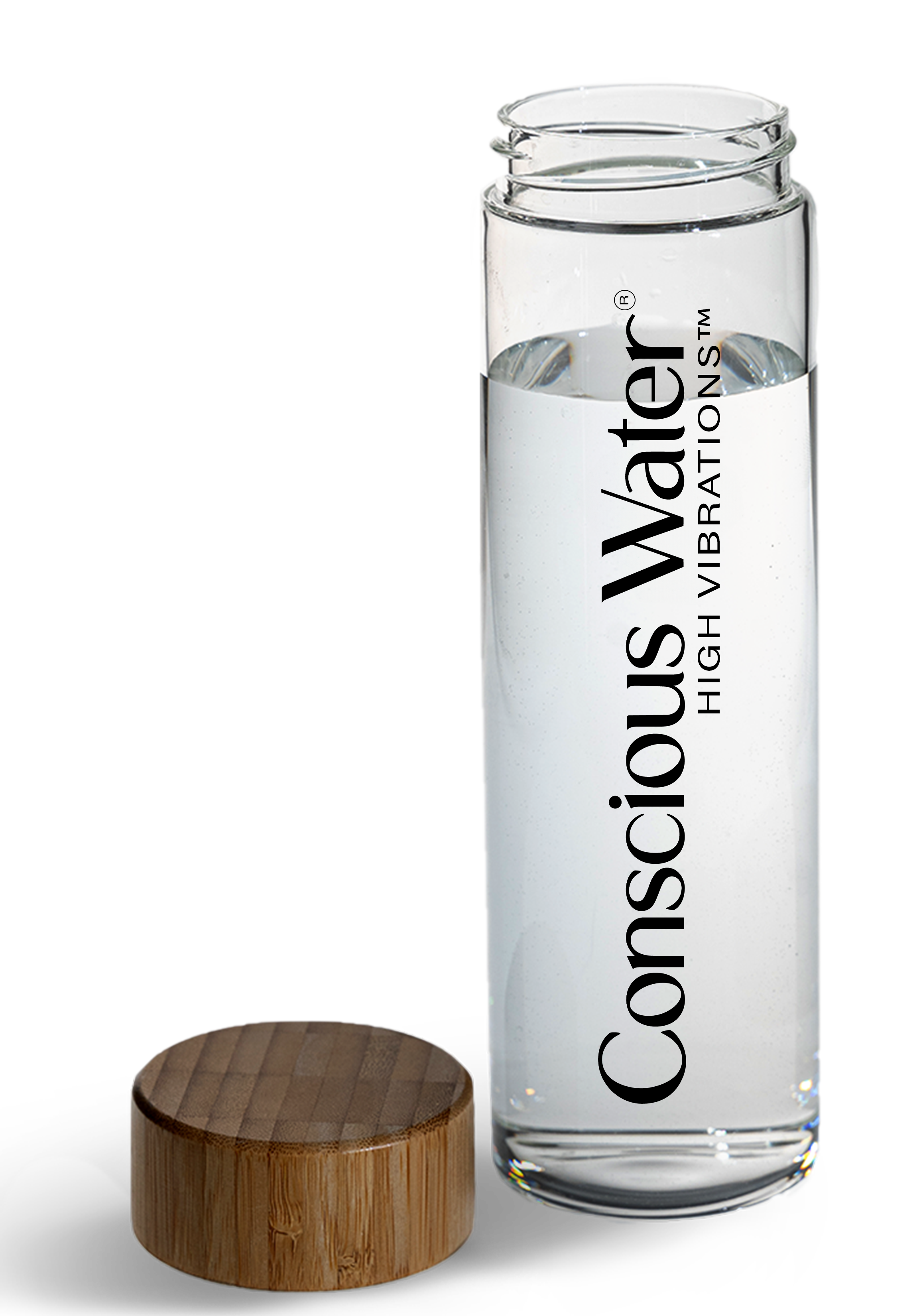 CONSCIOUS WATER GLASS GLASS BOTTLE - HIGH VIBRATIONS™